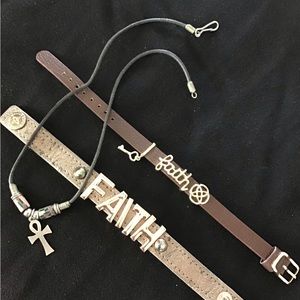 Faith Bundle Cuffs/Necklace (3)